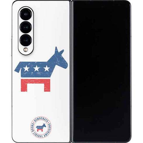 Democrat Donkey Galaxy Z Fold4 5G Skin
